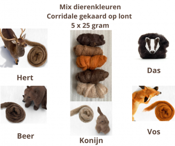 Mix dierenkleuren