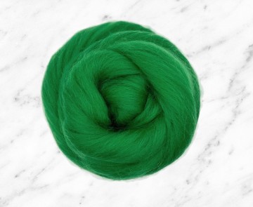 Wow dyed wool corriedale emerald 14325970206763